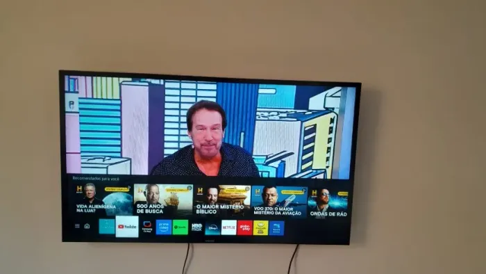 Smart TV Samsung 43" Full HD Slim - Impecável - Wi-Fi e Apps (Série 5)