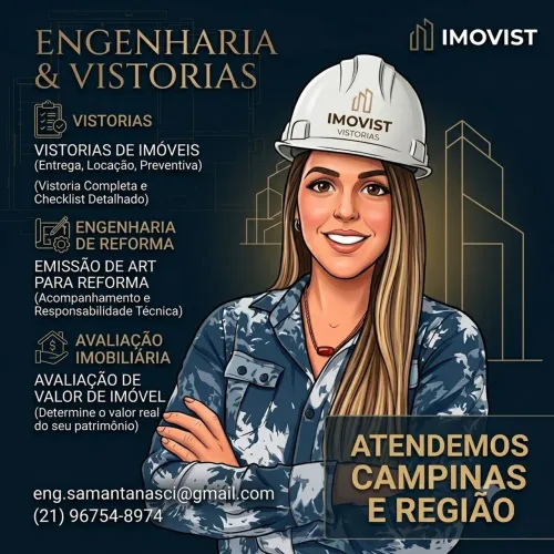 Engenheira Civil - Avaliação Imobiliária