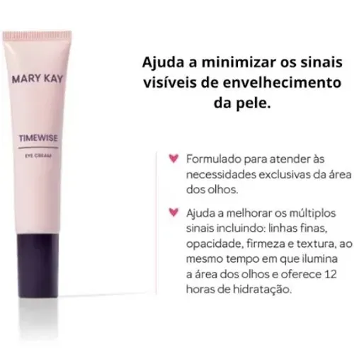 Creme clareador de olheiras e linhas finas Mary kay