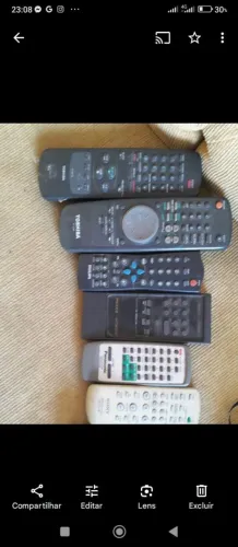 Controles remotos TODAS AS PEÇAS várias marcas para tv som e vídeo todas as peças