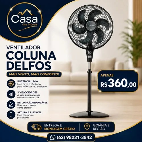 Ventilador de Coluna Delfos 