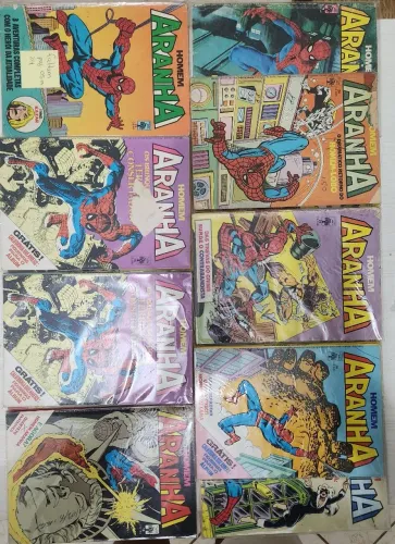 HOMEM ARANHA EDITORA ABRIL DIVERSOS NUMEROS
