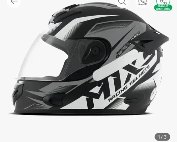 Capacete Masculino Fechado Mixs Mx2 Storm Fosco Cor Grafite Fosco Tamanho Do Capacete 60