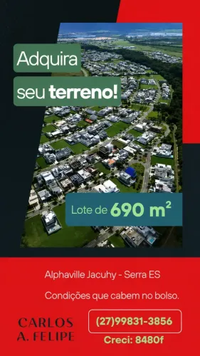 Imóvel para venda com 690 metros quadrados em Jacuhy - Serra - ES