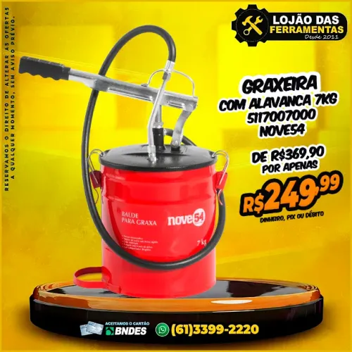 Bomba Manual Graxeira Com Alavanca 7kg 5117007000 Nove54