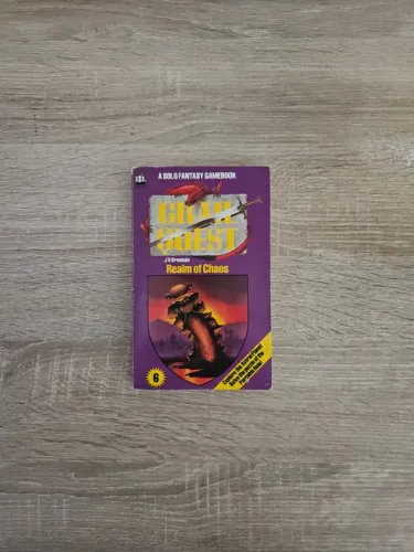 Realm of Chaos - Grail Quest - J. H. Brennan - Livro jogo RPG