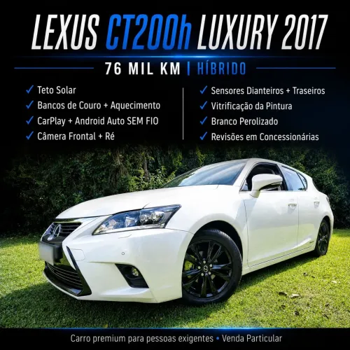 Lexus CT200H 1.8 16V Hibrid Aut. 2017