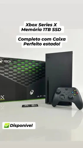 Xbox Series X Memória 1TB SSD! (Aceito Cartão)