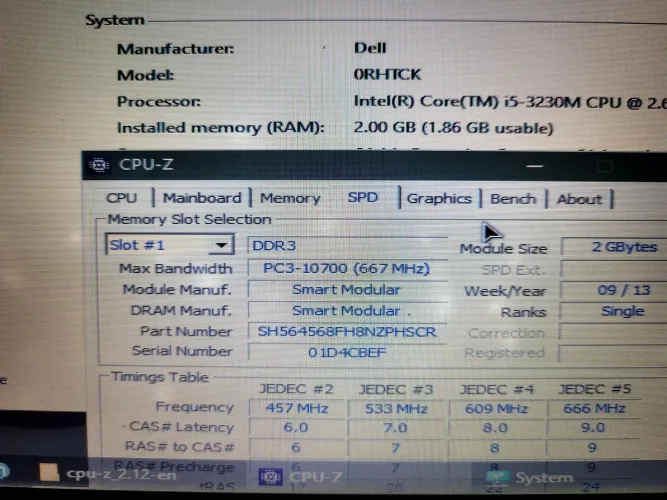 Memória Ddr3 2gb 1333mhz 