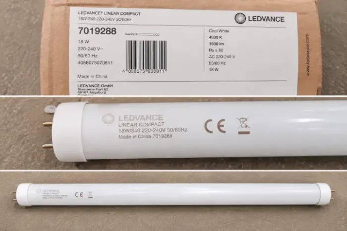LÂMPADA LED TUBULAR 18W LEDVANCE LINEAR COMPACT | NOVA NA CAIXA