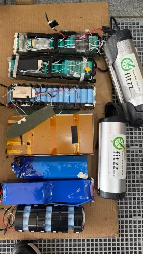 Lote baterias lítio ebike