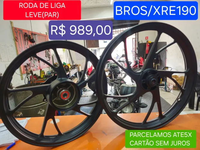 PAR DE LIGA LEVE BROS/XRE190 PÉ DE GALINHA