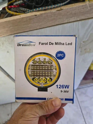 Farol de milha 126w