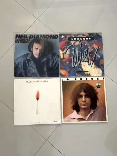 LOTE 4 discos de vinil (especificações na descrição) - não vendo separadamente