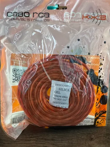 Cabo rca flexível com 5 metros na oferta só 19,99