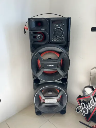 Caixa de Som Bluetooth Amvox ACA 1501 New X 1500W RMS