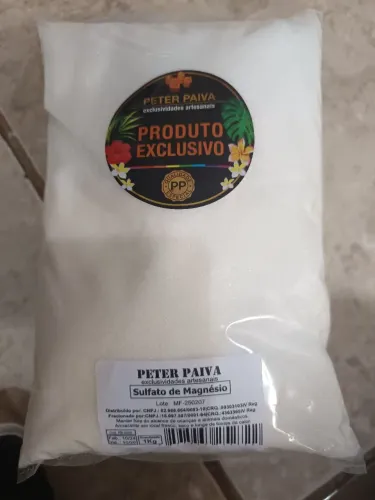 Sulfato de magnésio 1kg Peter Paiva