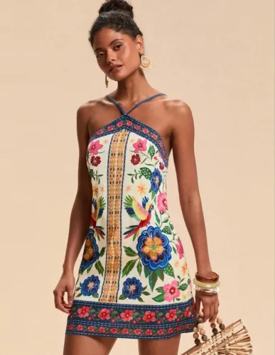Vestido estilo farm