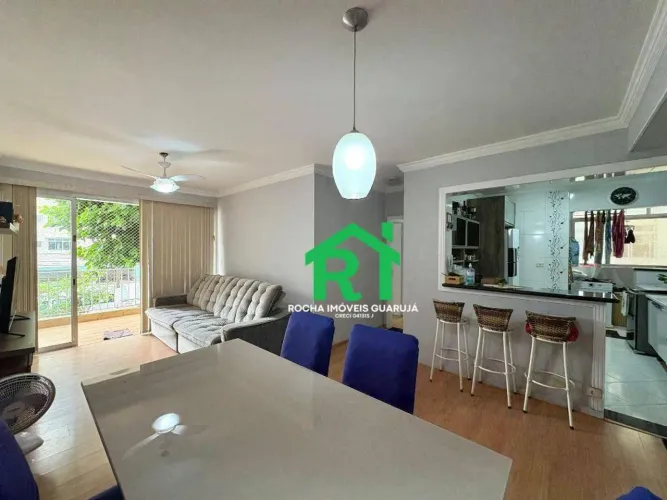 Apartamento com 3 quartos (1 suíte), 1 vaga e lazer à venda em Jardim Astúrias, Guarujá