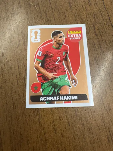 Figurinha Hakimi Bronze Extra Sticker Panini