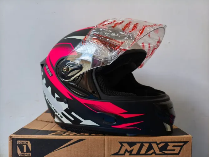 Promoção Capacete Mixs Novo, Tamanho 62