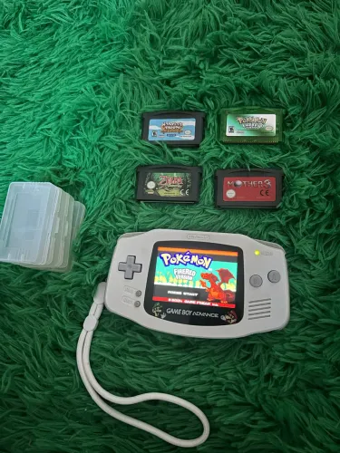 Game Boy Advance com tela IPS + Jogos