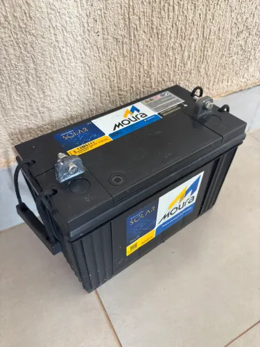 Bateria estacionária solar Moura 105 Amperes 