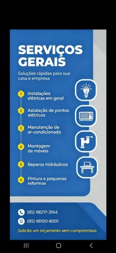 Oliveira serviços o melhor preço da cidade