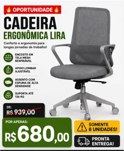Cadeira nova na caixa