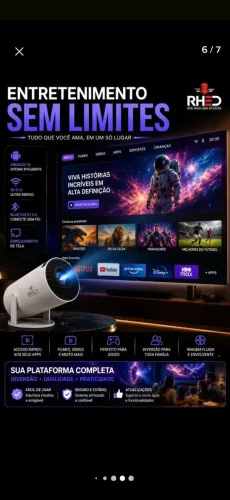Projetos smart portátil full Hd