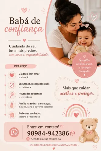 ? Babá disponível!