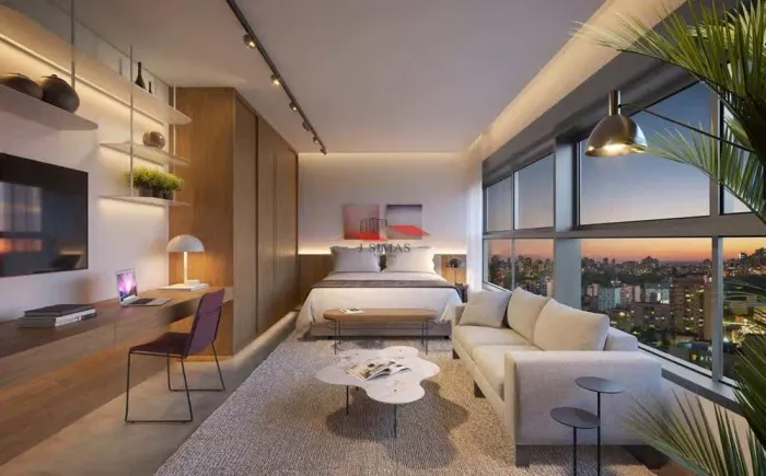 Studio para Venda em Porto Alegre, Azenha, 1 banheiro