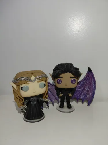 Funko Pop Rhysand e Feyre de Biscuit 