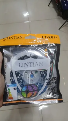 Fita LED Digital RGB de 5 metros da marca Lintian, modelo LT-2811