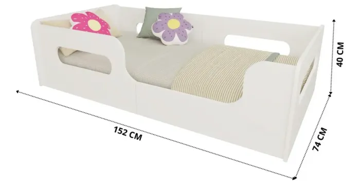 Mini Cama Infantil Montessoriana NOVA