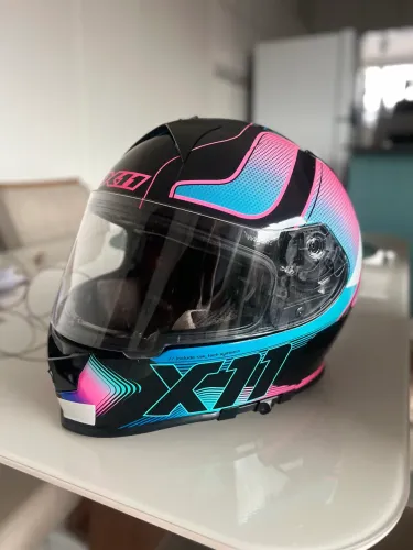CAPACETE X11 EXCELENTE QUASE NOVO 