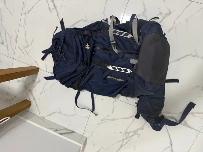 Mochila de trilha quéchua 70 litros + 10