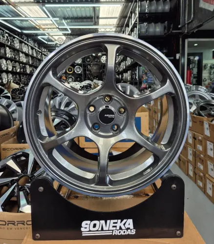 Jogo de rodas advan aro 17 5x100 