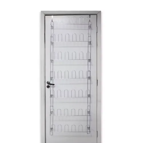 Organizador Sapateira Cromado Vertical 42 Divisórias 21 Pares