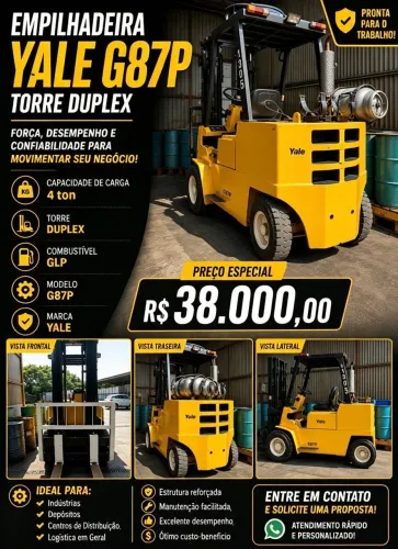 Empilhadeira yale G87P