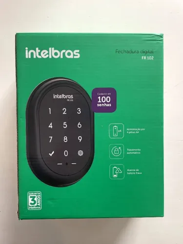 Fechadura Digital de Sobrepor FR 102 Preto Intelbras
