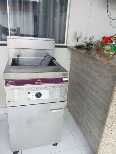 Fritadeira  elétrica inox, água/óleo, 20L TEDESCO 