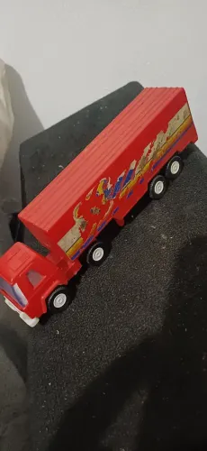 Caminhão Carreta Baú Antigo Glasslite Anos 80 Brinquedo Vintage