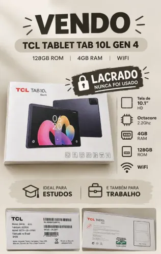 TCL TABLET TAB 10L GEN 4