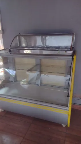 Balcão frezeer,, estufa elétrica 