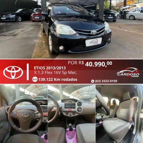Toyota Etios X 1.3 Flex 16V 5P Mec. 2013