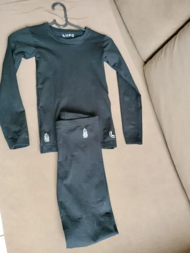 Conjunto Termico Infantil Lupo Segunda Pele Para o Frio Warm Isolamento Termico
