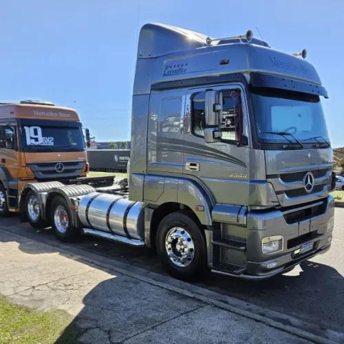 Mercedes Benz Axor 2544 6x2 Ano 2018 Teto Alto Automático Ar Condicionado