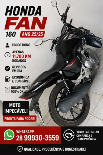 Vendo fan 160 25/25 único dono