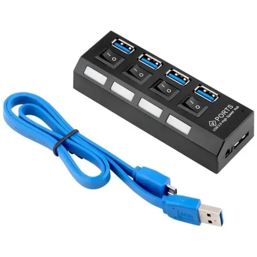 HUB Com 4 Portas USB 3.0
